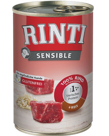RINTI Sensible - Boeuf et riz - 6x400 g