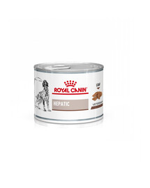 ROYAL CANIN Hepatic - nourriture humide pour chiens adultes souffrant d'une maladie du foie - 12 x 200 g