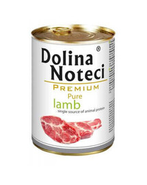 DOLINA NOTECI Premium Pure - Agneau pur de première qualité pour chiens adultes - 800g