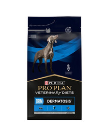 PURINA PRO PLAN Veterinary Diets Canine DRM Dermatosis - pour chiens & chiots avec maladie de peau - 3 kg