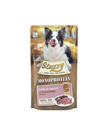 STUZZY Dog - Monoprotéinée & hypoallergénique au Jambon pour chiens - 150 g