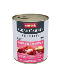 ANIMONDA Grancarno Sensitive boeuf avec pommes de terre 800 g