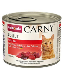 ANIMONDA Carny Can - Conserve pour Chat - Bœuf 200 g