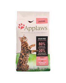 APPLAWS Cat Dry Adult - Poulet et saumon - 2 kg
