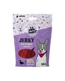 MR. BANDIT Jerky filets de canard pour chiens 500 g