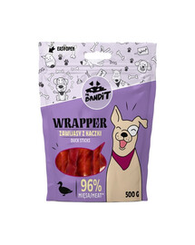 MR. BANDIT Wrapper Bâtonnets au canard pour chiens 500 g