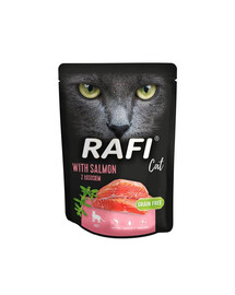 DOLINA NOTECI Rafi Cat nourriture humide pour chats avec saumon 300 g