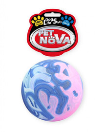 PET NOVA Dog Lifestyle Balle flottante taille 7cm multicolore arôme vanille