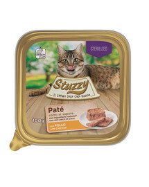 STUZZY Mister Cat Avec du poulet pour les chats stérilisés 100 g