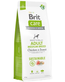 BRIT Care Sustainable Adult Medium Breed Chicken & Insect 12 kg