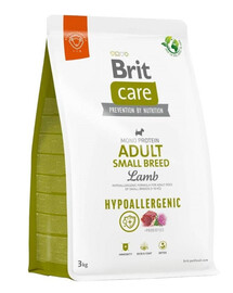 BRIT CARE Hypoallergenic Adult Small Breed Lamb 3 kg
