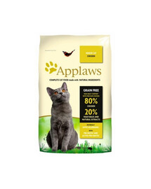 APPLAWS Cat Dry Senior - Poulet sans céréales pour chats âgés - 400 g