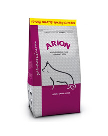 ARION Premium Lamb & rice - Croquettes agneau & riz - 12 kg
