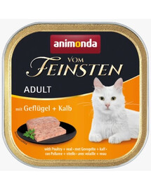 ANIMONDA Classic - Barquette de volaille et de veau 100 g