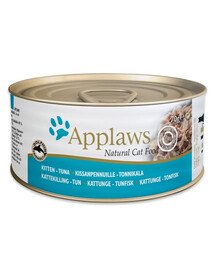 APPLAWS Cat Tin Kitten Tuna - Nourriture humide de thon pour chatons - 70 g