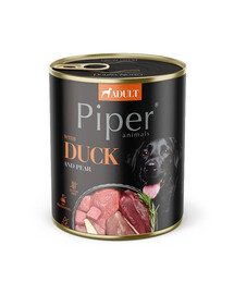 DOLINA NOTECI PIPER - Nourriture humide avec canard et poire pour chiens - 800g