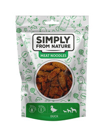 SIMPLY FROM NATURE Meat Noodles Rouleaux avec de la viande de canard pour chiens - 80 g