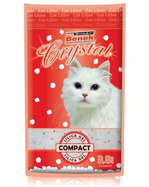 BENEK Super Crystal Compact  litière 3.8 l poussière d'étoile