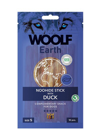WOOLF Earth Noohide Stick with Duck Bâtonnets de canard 90g