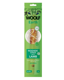 WOOLF Earth Noohide Stick with Lamb XL Bâtonnets à l'agneau 85g