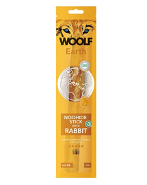 WOOLF Earth Noohide Stick with Rabbit XL Bâton de lapin 85g