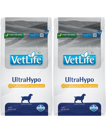FARMINA Vet Life UltraHypo Dog - nourriture diététique pour chiens allergiques - 2x2 kg