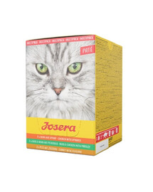 JOSERA Multipack Pate 6x85 g pâté pour chats aux saveurs variées