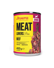 JOSERA Meat Lovers Junior Pure Boeuf pour chiots 400g