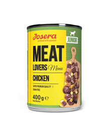 JOSERA Meat Lovers Junior Menu Poulet pour chiots 400g