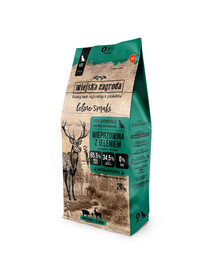 WIEJSKA ZAGRODA Leśne smaki - Porc avec croustillants de cerf pour chiens de petite race - S 20kg