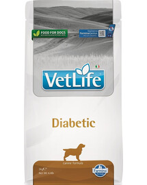 FARMINA Vet Life Dog Diabetic - nourriture pour chiens diabétiques - 2 kg