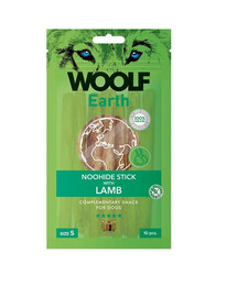WOOLF Earth Noohide Stick with Lamb S Bâtonnets d'agneau 90g