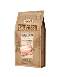 CARNILOVE True Fresh Chicken Junior Large breed - Croquettes poulet pour chiots de grande race - 4 kg