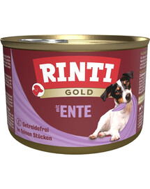 RINTI Gold Duck hearts Mini - Cœurs de canard pour chiens de petites races - 185 g