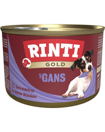RINTI Gold Goose Mini - Viande d'oie pour chiens de petites races - 185 g
