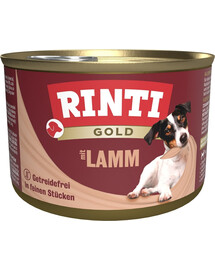 RINTI Gold Lamb Mini - Viande d'agneau pour chiens de petites races - 185 g