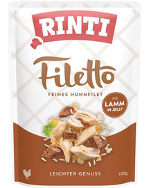 RINTI Filetto in Jelly Chicken&Lamb - poulet & agneau en gelée - 100 g