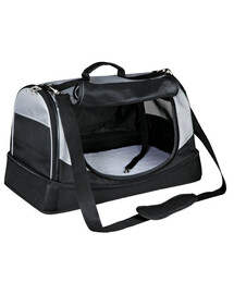 TRIXIE Sac de transport Holly, noir/gris - pour les chiens et les chats de petites races