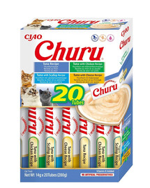 INABA Churu Variety Tuna Mélange de saveurs avec thon 20x14 g (280 g)