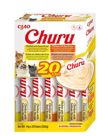 INABA Churu Variety Chicken Mélange de saveurs avec poulet 20x14 g (280 g)