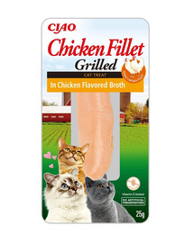 INABA CIAO Chicken fillet grilled - Filet de poulet dans un bouillon de poulet - 25 g