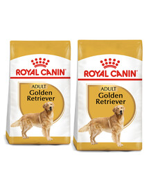 ROYAL CANIN Golden Retriever Adult Aliments secs pour golden retrievers adultes 24 kg (2x12 kg)