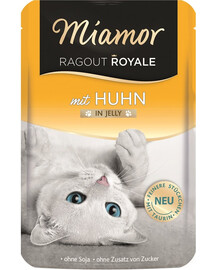 MIAMOR Ragout Royale in Jelly Chicken sachet de gelée de poulet pour chats 100 g
