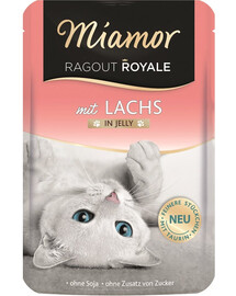 MIAMOR Ragout Royale in Jelly Salmon sachet de gelée de saumon pour chats 100 g