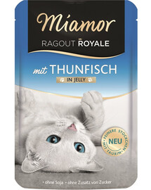 MIAMOR Ragout Royale in Jelly Tuna sachet de gelée de thon pour chats 100 g