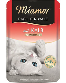 MIAMOR Ragout Royale in Jelly Veal sachet de gelée de veau pour chats 100 g