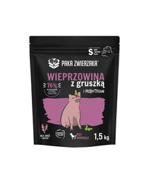PAKA ZWIERZAKA Seventh Heaven Aliments secs Porc avec poire S 1,5 kg