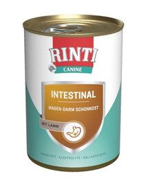 RINTI Canine Intestinal lamb - à l'agneau pour chiens souffrant de problèmes gastro-intestinaux - 400 g