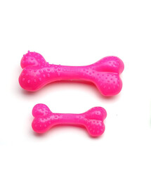 COMFY Os dentaire arôme menthe Jouet rose 8,5cm