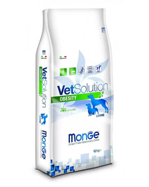 MONGE Vet Solution Dog Obesity - Croquettes pour chiens ayant des problèmes de poids - 12 kg